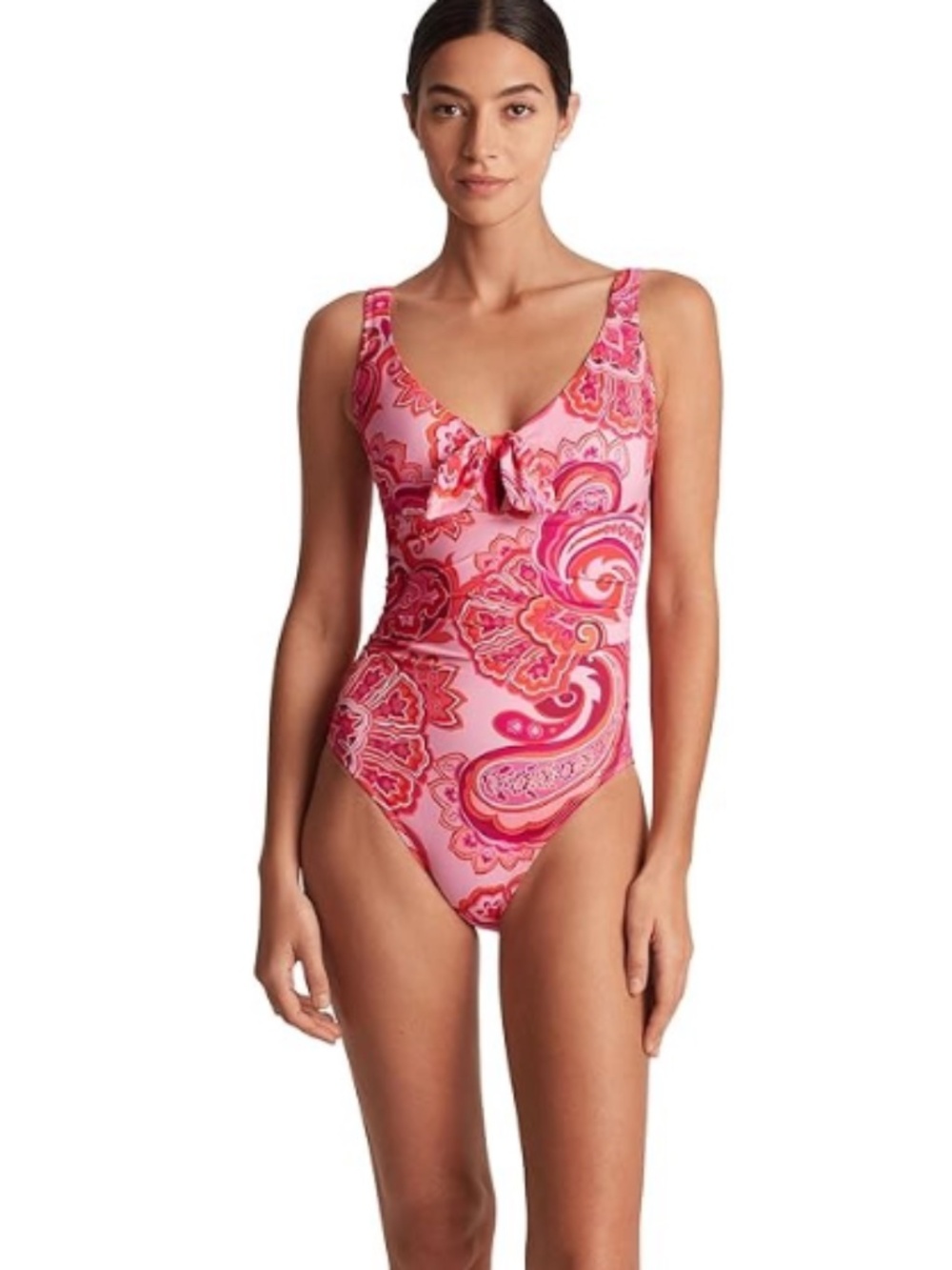 Lauren Ralph Lauren Provence Paisley Underwire One-piece Swim Size 14 11741